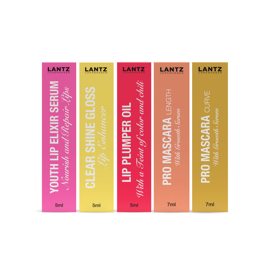 Komplet Læbe & Brun Mascara Pakke Lantz Cph Lantz Cph
