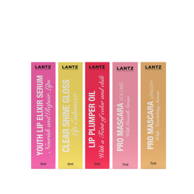 Komplet Læbe & Mascara Pakke, sort 1 - Lantz Cph