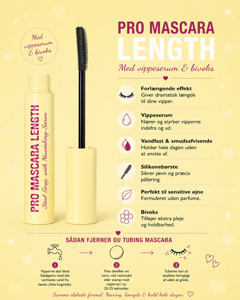 Pro Mascara Length 11, stål grå
