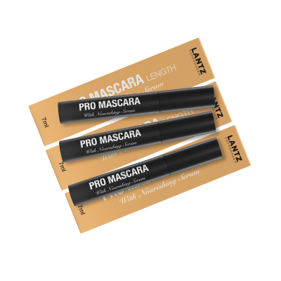 3 x Pro Mascara Længde 02, sort