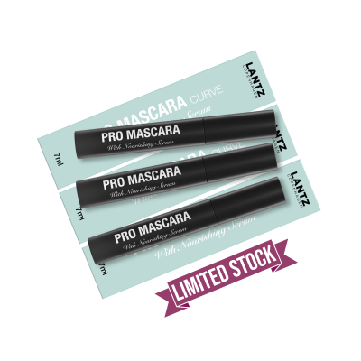 3 x Pro Mascara Curve 03, sort
