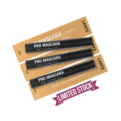 3 x Pro Mascara Længde 02, sort