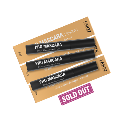 3 x Pro Mascara Længde 02, sort