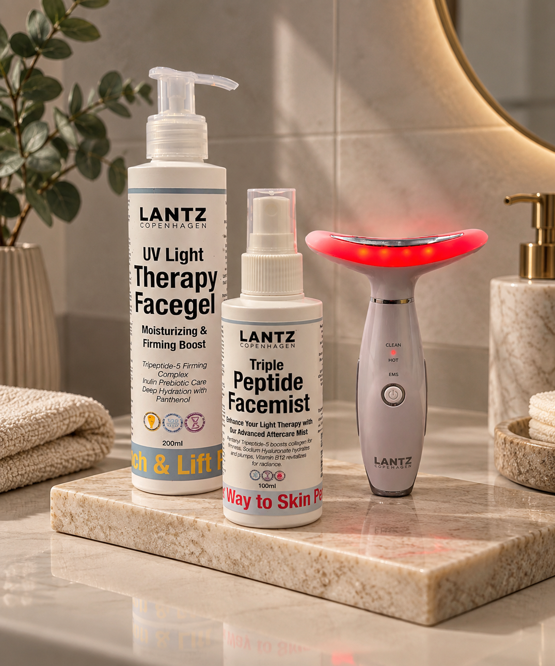 YouBox Face & Neck Pen + Gel & Mist | Hudpleje | Lantz Copenhagen